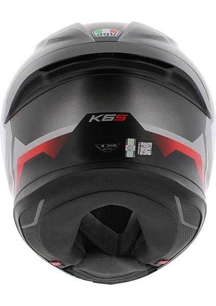 K6 S Motosiklet Kaskı Kapalı Kask Karve Matt Black White Red Xl indirimleri