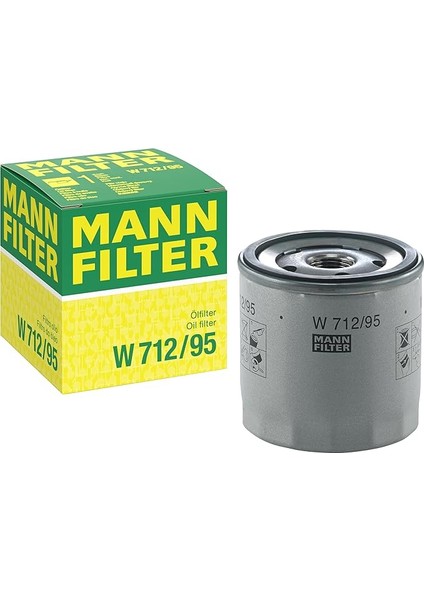 Orijinal Mann-Fılter Yağ Filtresi W 712/95 (Vw Group)