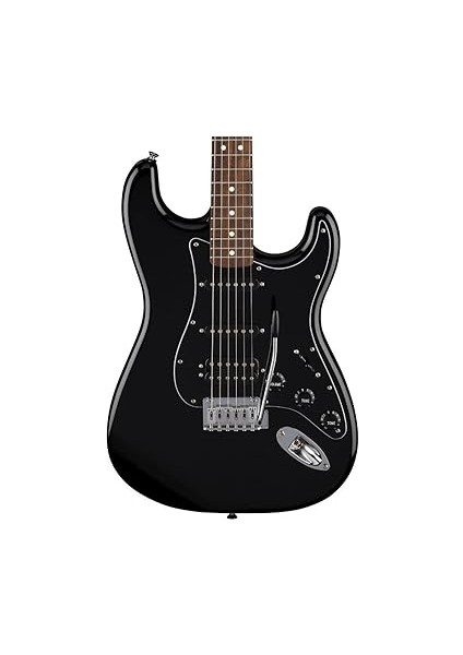 Standard Stratocaster Hss Black - Indian Laurel Elektro Gitar modelleri