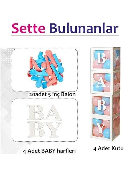 Gitti Cinsiyet Belirleme Parti Seti (Konsept 2) fırsatları