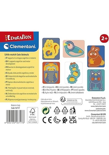 16717TR Little Match - Sevimli Hayvanlar +2 Yaş modelleri