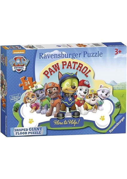 Uk 5536 Paw Patrol Giant Şeklinde Puzzle