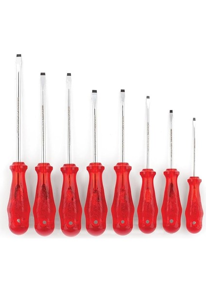 Kraft Seri Düz Uçlu Tornavida Seti 8 Parça