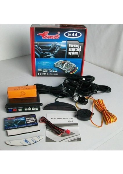 Park Sensoru E44 4 Sensorlu Sıyah Turkce Konusan Inwels 26020