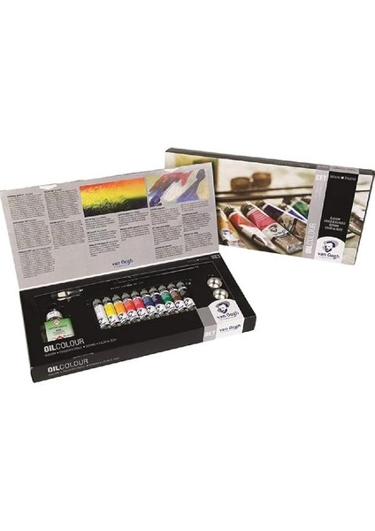 Gogh Yağlı Boya Combi Set 10 Renk 20 Ml.tüp + Aksesuarlar