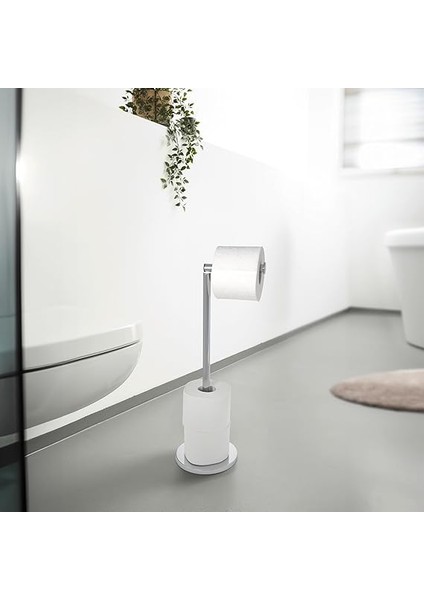 2'si 1 Arada Serbest Duran Tuvalet Rulosu Tutucu Paslanmaz Çelik Parlak fırsatları