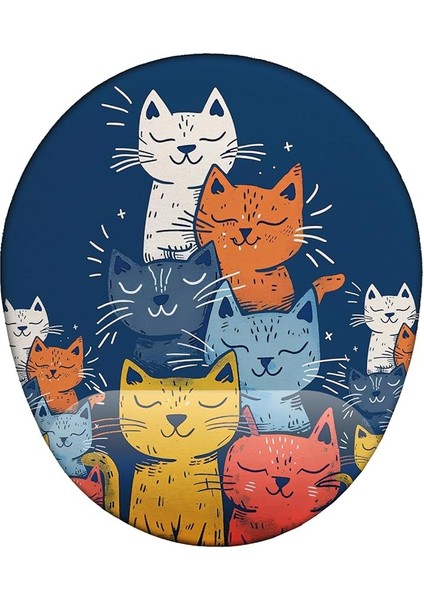 Sevimli Kediler Mouse Pad