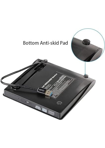 Harici DVD Rw USB 3.0 Ultra Ince CD DVD Yazıcı Okuyucu indirimleri