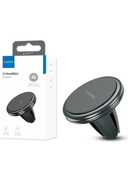 X-Ventmini Manyetik Özellikli Klipsli Araç Içi Telefon Tutucu
