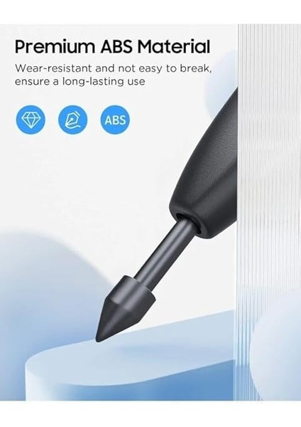 Samsung Galaxy Tab Ile Uyumlu S7/s9/s8+/s9 Ultra /NOTE10/NOTE10+/NOTE20 Kalem Ucu 5li Paket indirimleri