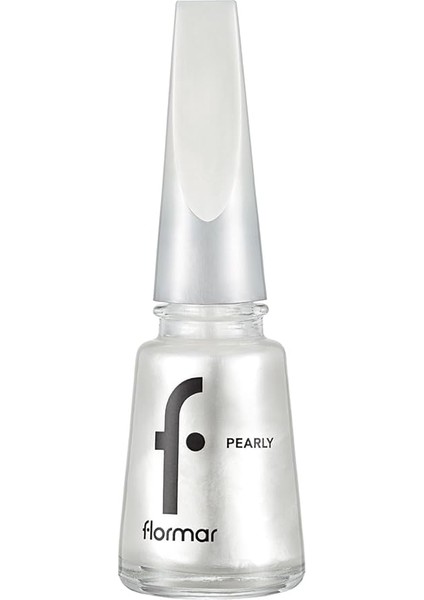 Sedefli Parlak Oje Beyaz Pearly Nail Enamel PL201 Luxury White