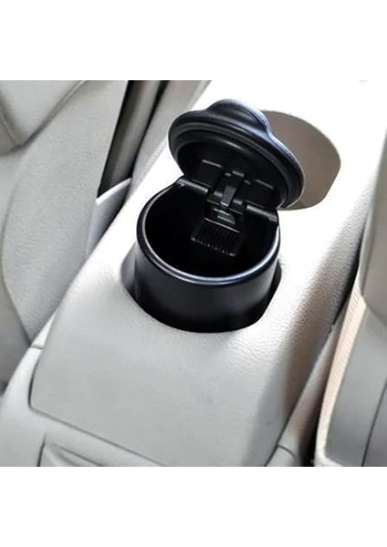 LED Işıklı Araç Küllüğü Kendiliğinden Sönen Mini Araba Çöp Kutusu Araba Ev Ofis ve Seyahat Için Dumansız Silindir Araba Küllüğü Su Geçirmez Koku Sızdırmaz Yıkanabilir Siyah Mat Kül Tablası modelleri