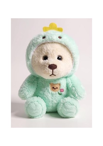 Şapkalı Peluş Ayıcık | Yumuşacık Uyku Arkadaşı, 35 Cm, Mint Yeşili | Çocuklar Için Doğum Günü Hediyesi | Ce Sertifikalı | Dinazor Kıyafeti Giyen Pufi Ayıcık fiyatları