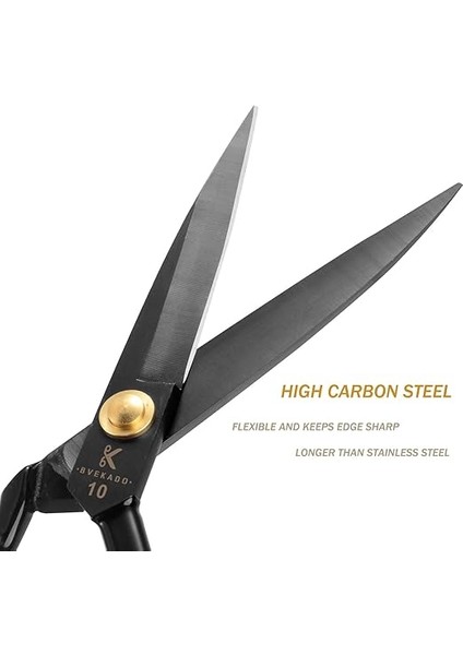 Kumaş Makas 25.5cm - Kumaş Giyim Deri Sağ Elle Siyah Kesim Için Terzi Makas modelleri