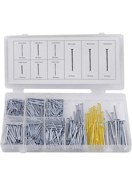 61293 550 Pc Nail Assortment