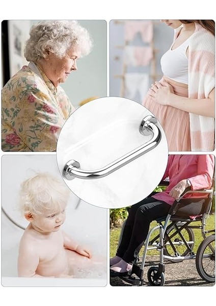 Yaşlı, Bedensel Engelli Tutunma Barı, Hasta Tutunma Barı, Küvet Tutamağı, Krom Kaplama (50CM) fırsatları