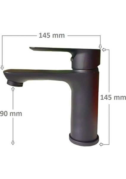 3'lü Modern Banyo Seti, Robot Duş Başlığı, Lavabo ve Banyo Bataryası, Siyah Krom (Siyah Nero Fleko 3 Lü Set) fırsatları