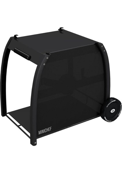 Minichef Barbekü Standı ve Taşıma Arabası