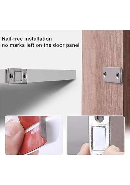 Home 4 Adet Mıknatıslı Kilit,kendinden Yapışkanlı Kapı Mıknatısları,mobilya, Sürgülü Kapı, Dolap Kapısı, Çekmece Kilidi,tutucu,mıknatıs modelleri