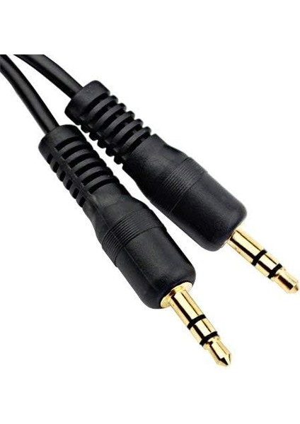 4928 Erkek Erkek Kulaklık Uzatma Ekleme Kablosu, Siyah, 5 Metre