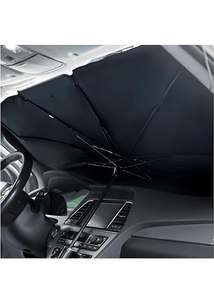 Araba Güneşlik Iç Ön Cam, Katlanır Araba Güneşliği Şemsiyesi, Uv Işınlarının% 99,9'unu Engeller, Arabalar, Suv'lar, Kamyonlar Için (130X75CM) (Kaliteli Kılıf Hediye). modelleri