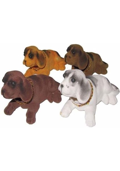 Kafa Sallayan Araç Içi Nostaljik Büyük Boy Köpek Retro Aksesuar Nubuk Yüzeyli Sevimli Süs modelleri