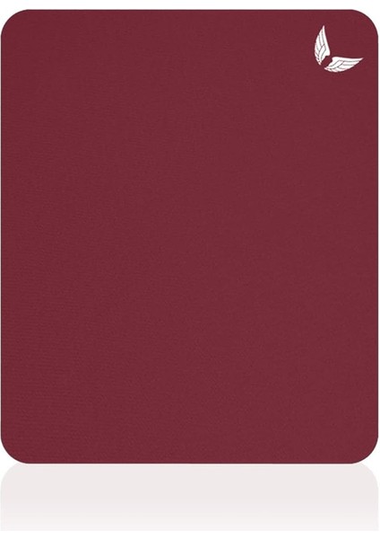 Mini Office Mouse Pad 22X18 Cm, Küçük Boy - Small Ofis Tipi Kaymaz Taban Mouse Ped, Fare Altlığı, Düz Masa Koruyucu Klavye Altı Mousepad (Bordo)