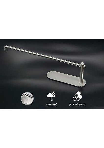 Paslanmaz Çelik Kağıt Rulo Havlu Askılığı/havluluk - Kendinden Yapışkanlı - Model: Berlin - Inox fiyatları
