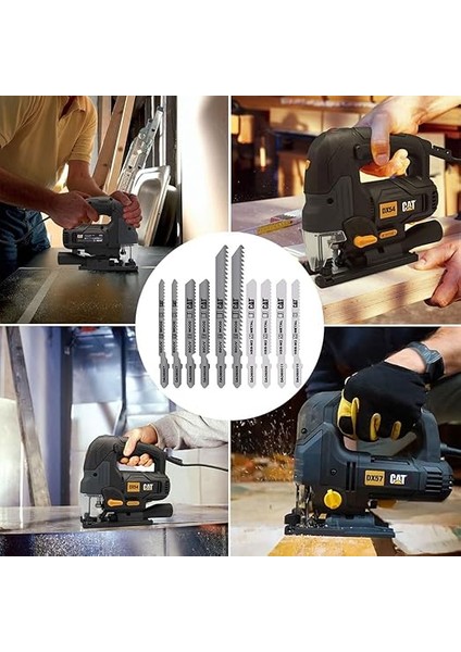 DA06901 Profesyonel Metal/ahşap Hassas/kaba Kesim Dekupaj Testere Ucu 10 Parça indirimleri