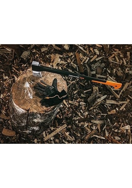 Balta 2,4 Kg, Saklama ve Taşıma Çantası Ile, Uzunluk: 77 Cm, Yapışmaz Kaplama, Çelik Bıçak/fiberglas Sap, Siyah/turuncu, X25–XL, 1015643 indirimleri