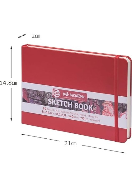 Art Creation Eskiz Defteri Kırmızı 14,8X21 Cm, 140 Gram modelleri