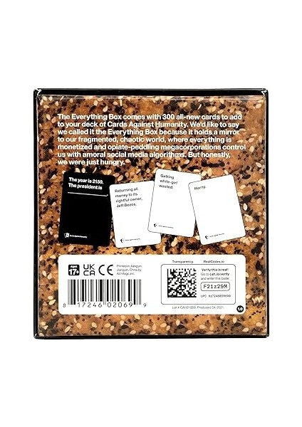 Against Humanity Bx5 Kart Oyunu, Siyah modelleri