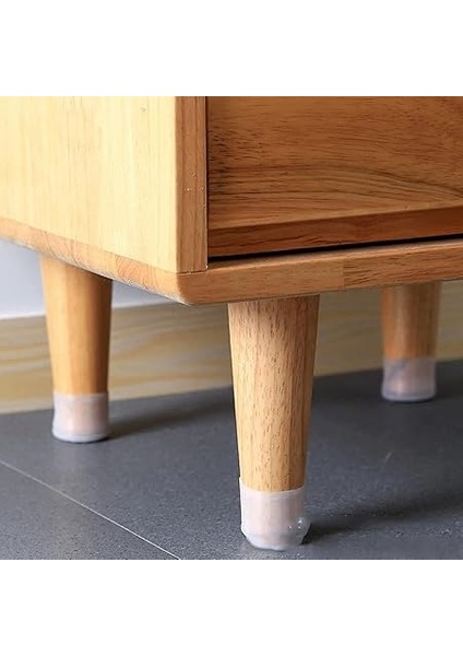 24 Adet Şeffaf Silikon Sandalye Bacak Koruyucu Kapak Seti | Kaymaz, Sessiz, Yuvarlak Mobilya Ayak Kılıfı | Zemin Koruma Için Şeffaf Silikon Ayak Pedleri | Masa Sandalye Ayak Uyumlu fırsatları