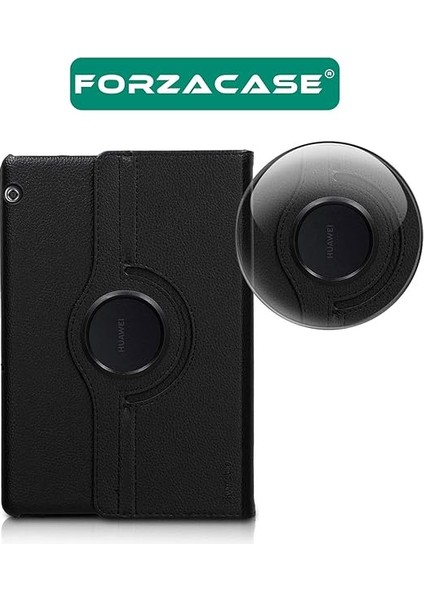 Huawei Mediapad T5 Için 360 Derece Döner Standlı Kılıf - FC012 (Pembe) fırsatları