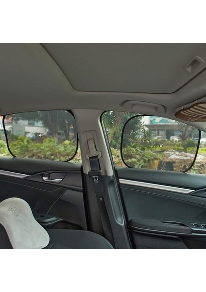 Yan Cam Perdesi, Araba Ön Cam Perdesi, Otomobil Yan Cam Güneşliği,oto Güneşlik Perde 2 Adet