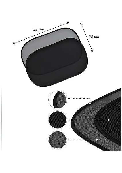 Yan Cam Perdesi, Araba Ön Cam Perdesi, Otomobil Yan Cam Güneşliği,oto Güneşlik Perde 2 Adet indirimleri