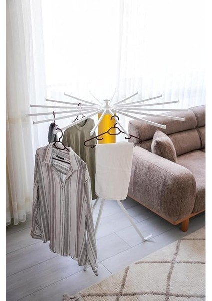 House Plus Hely Açılıp Kapanabilir 360° Dönebilen Kurutmalık Askısı Gold – KRT57058-5 modelleri
