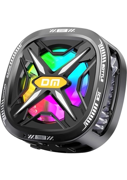 AC05 Manyetik Cep Telefonu Radyatör Soğutucu Fan Hız Kontrollü Güçlü Soğutma Fanı