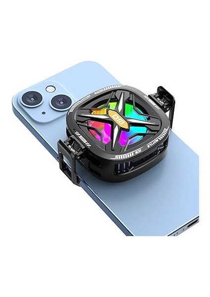 AC05 Manyetik Cep Telefonu Radyatör Soğutucu Fan Hız Kontrollü Güçlü Soğutma Fanı modelleri