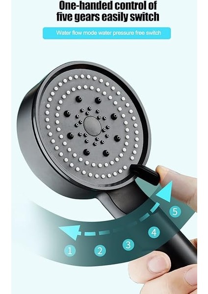 5 Fonksiyonlu Yüksek Basınçlı Ayarlanabilir Duş Başlığı fiyatları