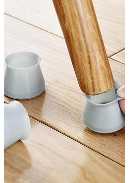 8 Adet Silikon Masa ve Sandalye Ayağı Için Kaydırmaz Yıkanabilir Mobilya Çorabı modelleri