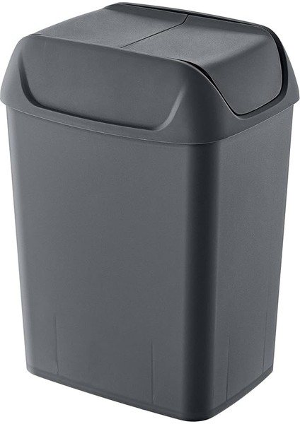 Svingi Çöp Kutusu 10 Lt Antrasit - Antrasit, Çok Amaçlı Çöp Kutusu