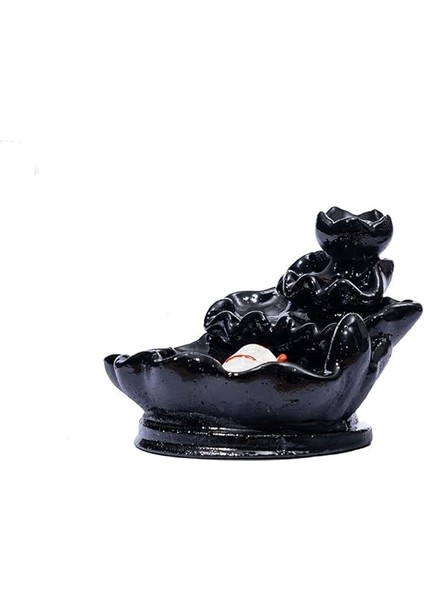 Akışlı Balık Şelale Tütsülük – Siyah Seramik | 2 Lavanta Konik Tütsü Hediyeli | Meditasyon, Yoga, Ev & Ofis Dekorasyon Için Aromaterapi fırsatları