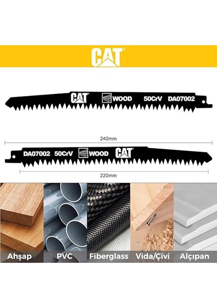 DA07002 228MM Profesyonel Hızlı Ahşap Kesme Tilki Kuyruğu Testere Ucu 2 Parça fiyatları