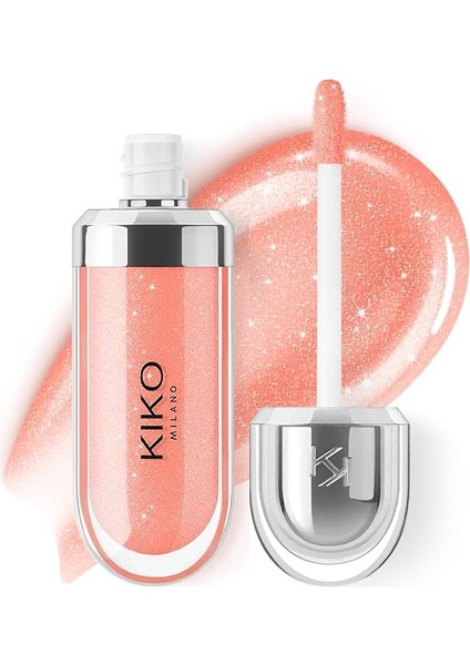 Milano Dudak Parlatıcısı - 3D Hydra Lip Gloss - 03 Pearly Apricot - Besleyici ve Nemlendirici