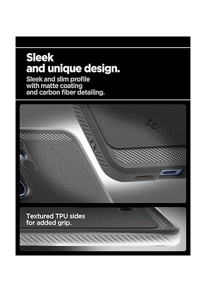 Galaxy S25 ile Uyumlu Ekstra Dayanıklı Kılıf Rugged Armor Hava Kanalı Teknolojisi Askeri Sınıf Koruma Magfit Özellikli Marble Gray Çift Katman Kapak - ACS08999 indirimleri