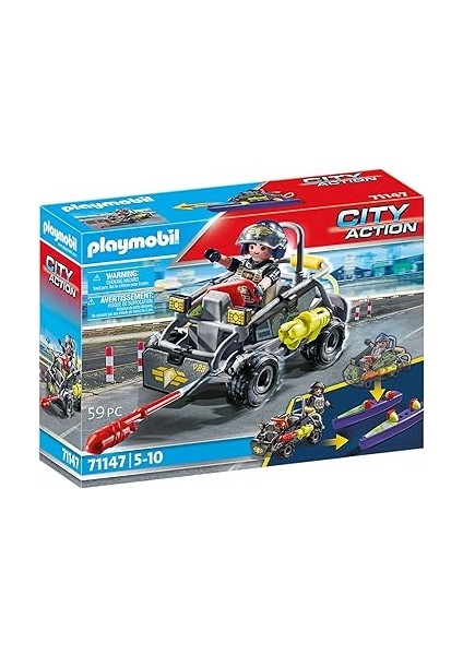 City Action 71147 Swat-Multi-Terrain-Quad, Dönüştürülebilir Sek Sürat Teknesi, 5 Yaş ve Üzeri Çocuklar Için Oyuncak fiyatları