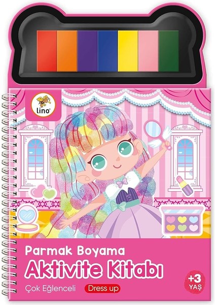 Parmak Boyama Aktivite Kitabı Dress Up