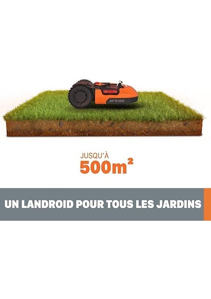 WR165E 20VOLT 2.0AH. 18CM Landroıd Tam Otonom Kömürsüz Çim Biçme Robotu modelleri