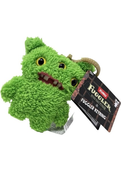 Zuru Fuggler Anahtarlık Yeşil Üç Gözlü Komik Yüz Koleksiyon Oyuncak 11 cm modelleri